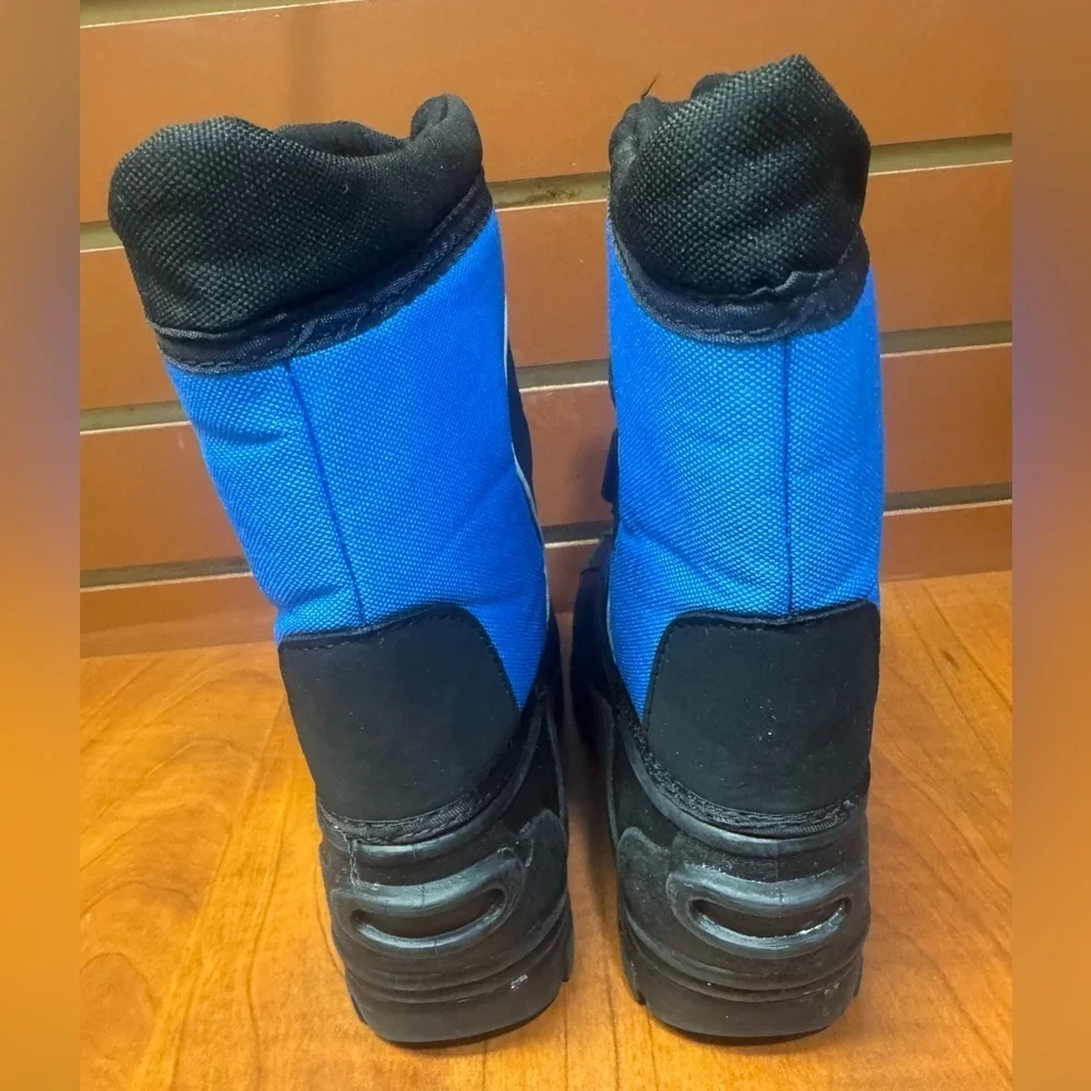 Blue and Black Kids Winter Boots